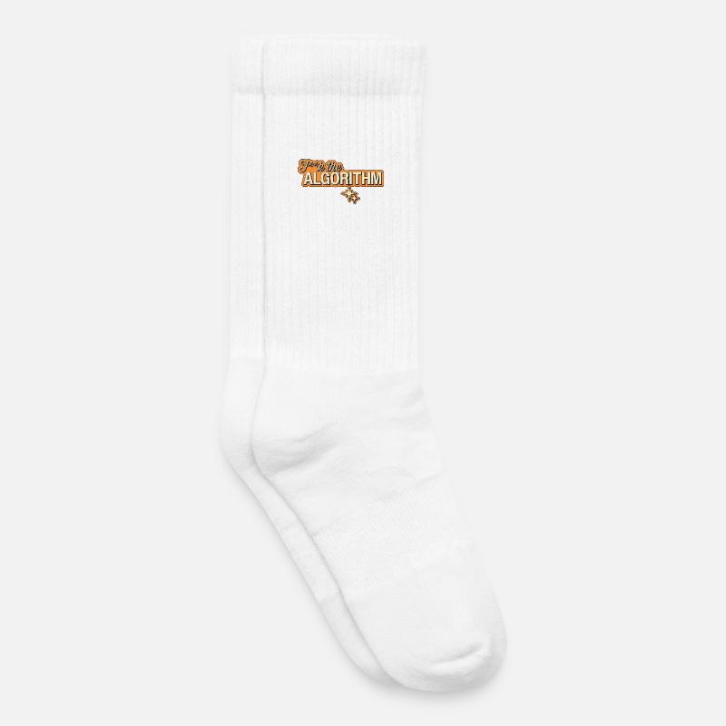 Fk the Algorithm – Digitale Rebellion - Kinder Tennissocken - Weiß