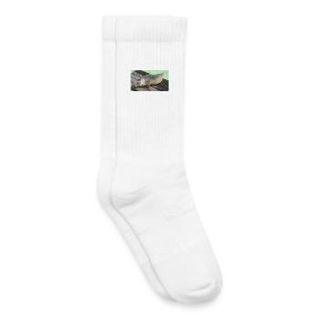 Robbenjunges auf Texel - Kinder Tennissocken - Weiß - Rechts