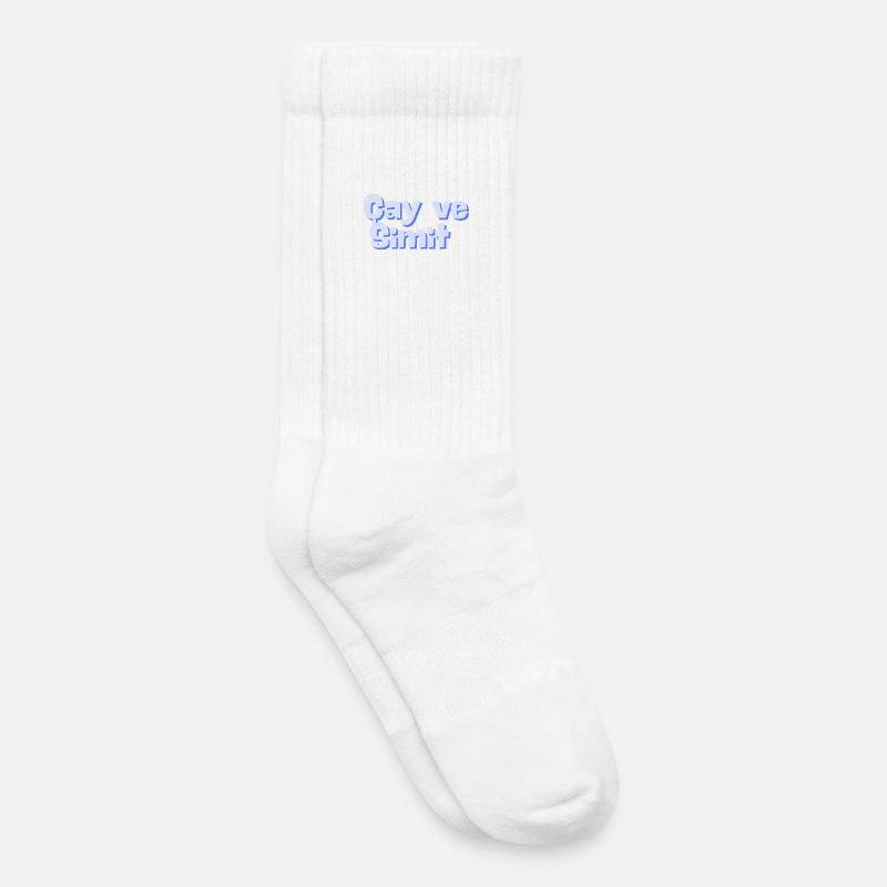 Cay & Simit - Kinder Tennissocken - Weiß