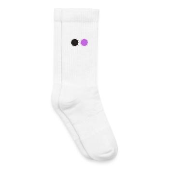 Schwarz Lila - Kinder Tennissocken - Weiß - Rechts