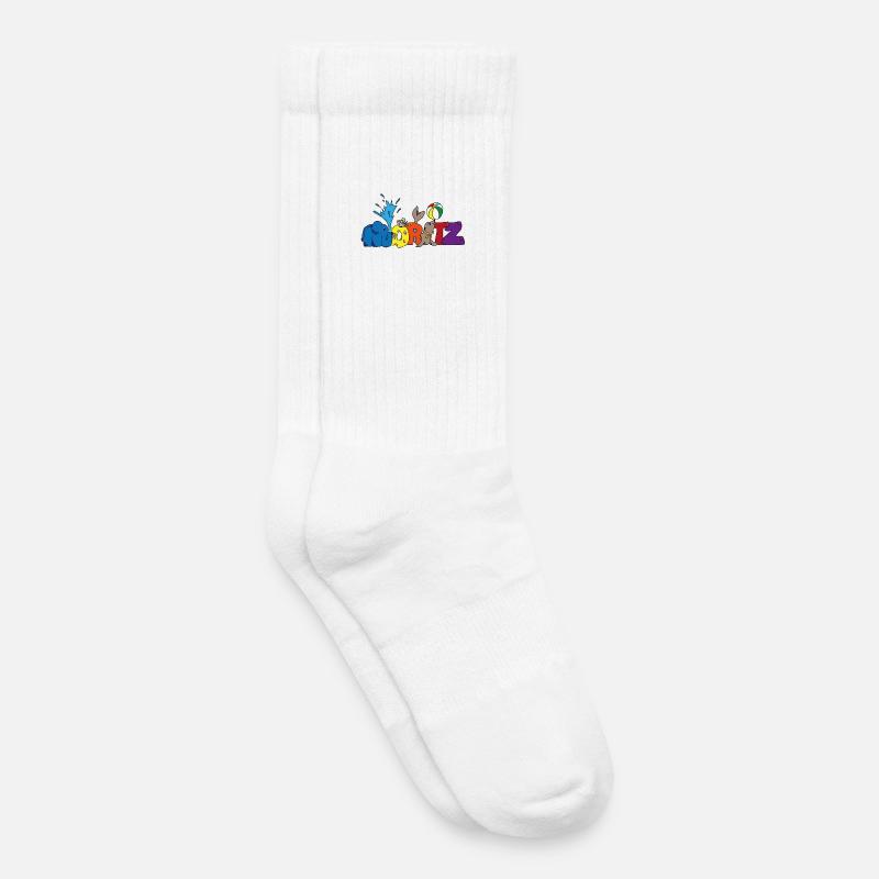 Moritz dans le cirque - Chaussettes de tennis bio enfant - blanc