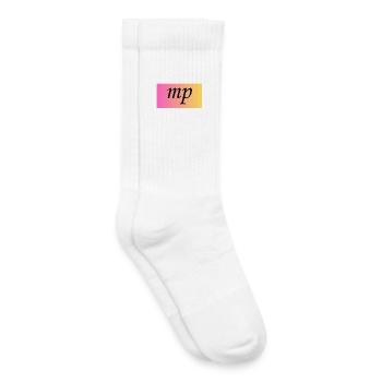 Mezzopiano Mittelleise - Musikalische Anweisung - Kinder Tennissocken - Weiß - Rechts