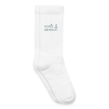 Nordmensch - Chaussettes de tennis bio enfant - blanc - Droite