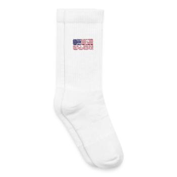 Radsport USA - Kinder Tennissocken - Weiß - Rechts