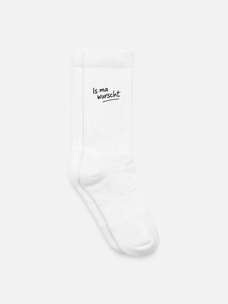 Is_ma_wurscht - Kinder Tennissocken - Weiß