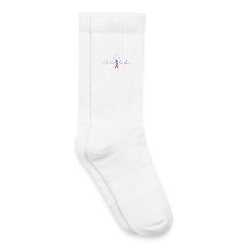 Aerialist Heartbeat Aerial Ring Lyra Air Ring - Kids Tennis Socks - white - Right