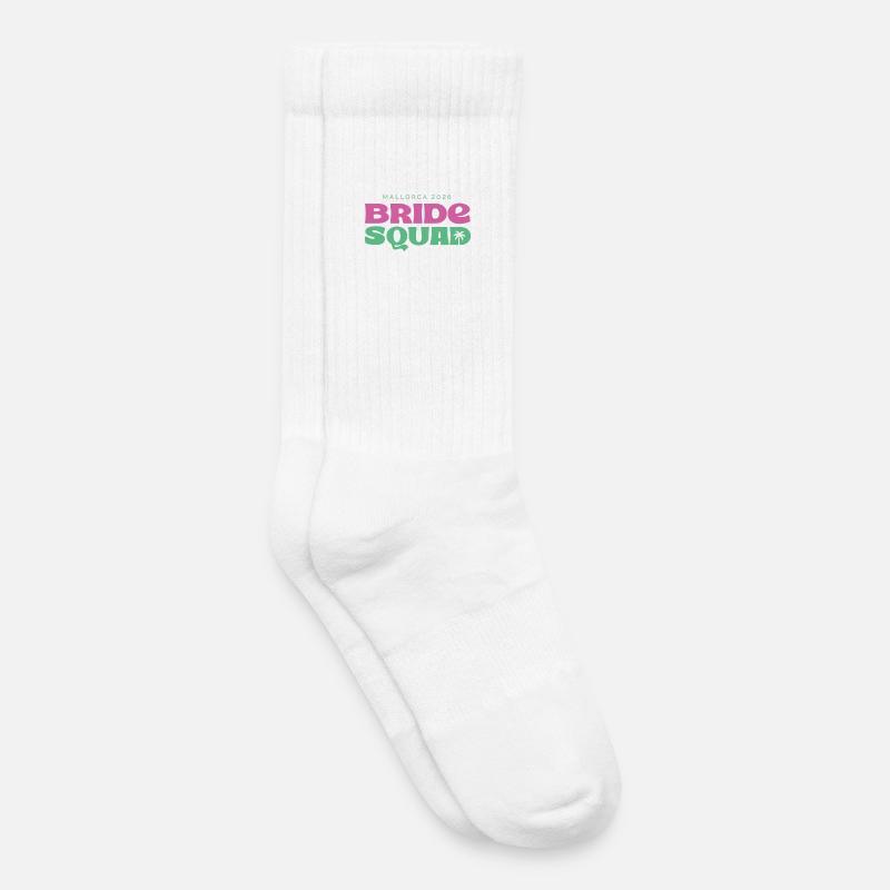 MALLORCA BRIDE SQUAD 2026 - Kids Tennis Socks - white