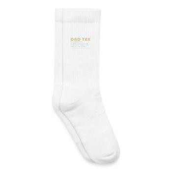 Papa-Steuer: Papa kauft für Kinder - Kinder Tennissocken - Weiß - Rechts