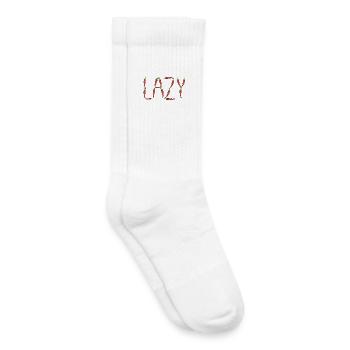Chili pepper lazy - Kids Tennis Socks - white - Right