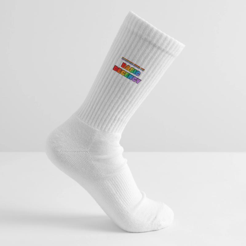 Radicalized by Basic Decency Kids Tennis Socks