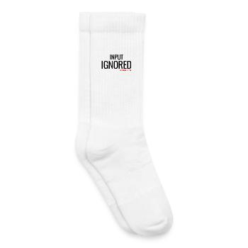 Eingabe ignoriert: Introvertierte minimalistische Typografie - Kinder Tennissocken - Weiß - Rechts