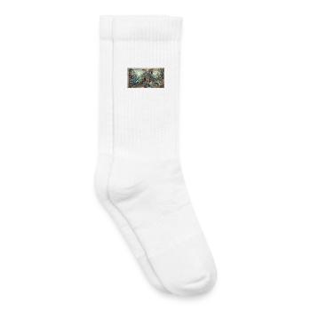 Zukunftsharmonie und Vielfalt - Kinder Tennissocken - Weiß - Rechts