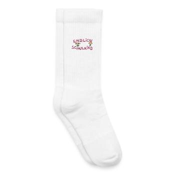 Endlich Schulkind  - Kinder Tennissocken - Weiß - Rechts