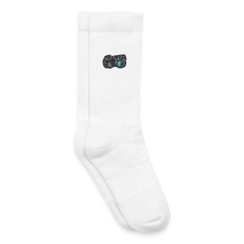 Night Forest Dragon Trail - Kids Tennis Socks - white - Right