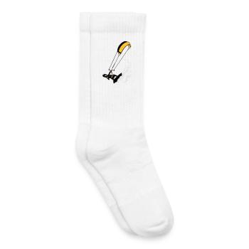 Kitesurfen und Wellen flex - Kinder Tennissocken - Weiß - Rechts