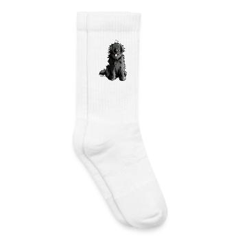 Neufundländer - Neufi - Hund - Kinder Tennissocken - Weiß - Rechts