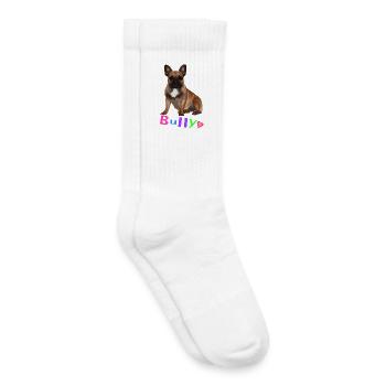 French Bulldog - Kids Tennis Socks - white - Right