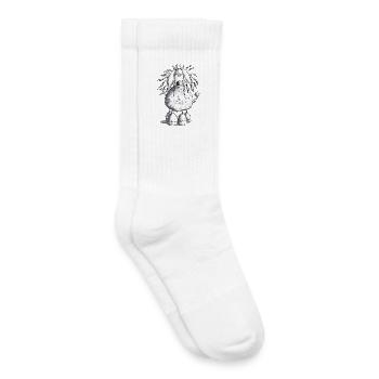 Funny Poodel - Dog - Dogs - Kids Tennis Socks - white - Right
