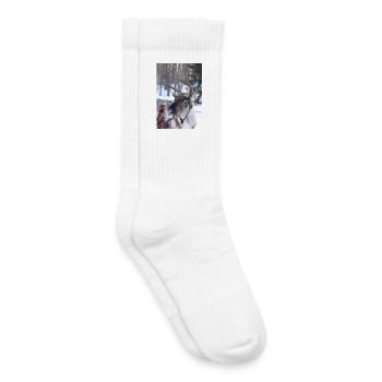 renne - Chaussettes de tennis bio enfant - blanc - Droite
