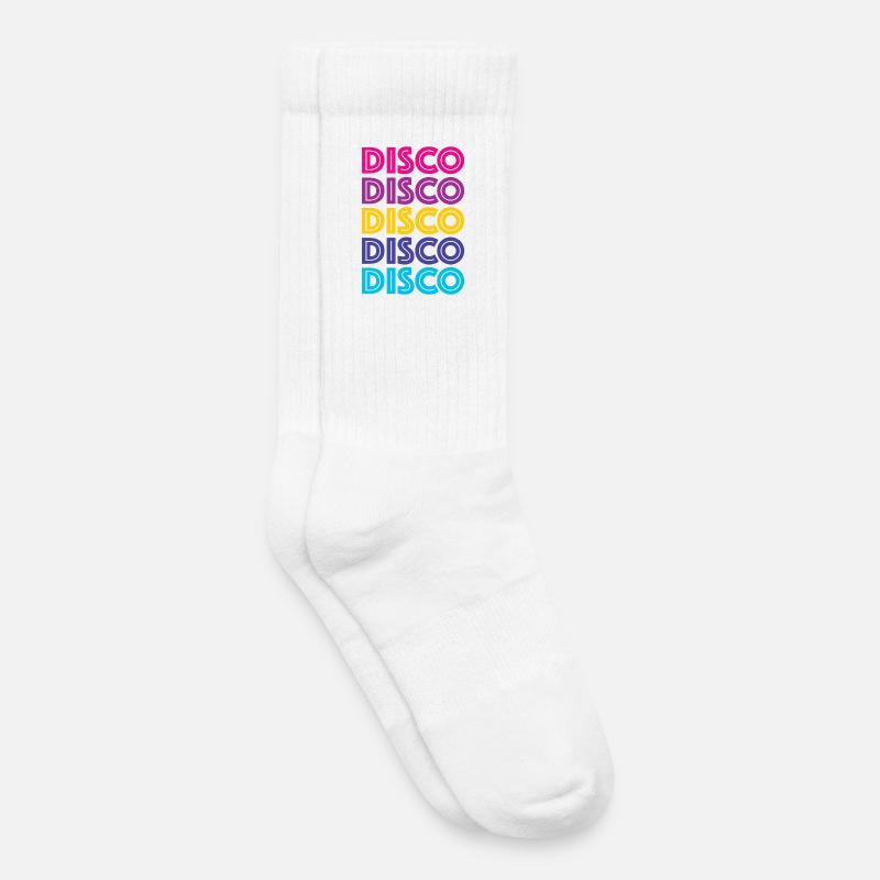 Disco Disco Disco - Kinder Tennissocken - Weiß