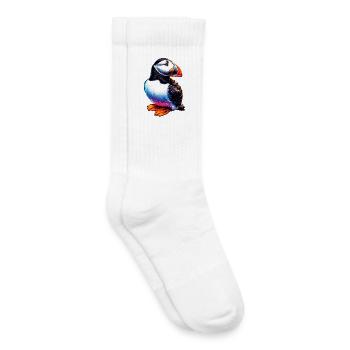 Papageitaucher - Kinder Tennissocken - Weiß - Rechts