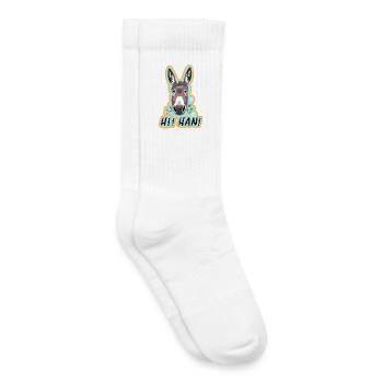 The little donkey brays - Kids Tennis Socks - white - Right