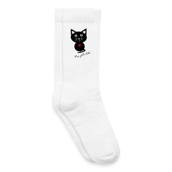 anniversaire. anniversaire décennie. humour. drôle - Chaussettes de tennis bio enfant - blanc - Droite