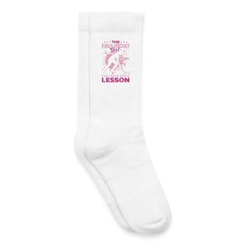 Field hockey player - Kids Tennis Socks - white - Right