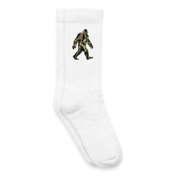 Foulée de Sasquatch de camouflage - Chaussettes de tennis bio enfant - blanc - Droite