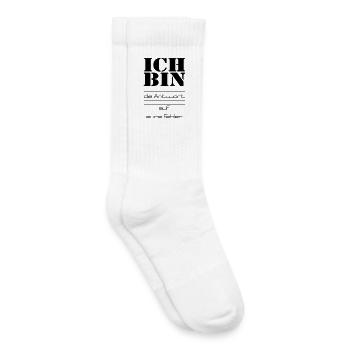 I AM the answer to your mistakes - Kids Tennis Socks - white - Right