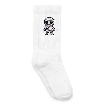 Mumie Halloween Niedlich Comic - Kinder Tennissocken - Weiß - Rechts
