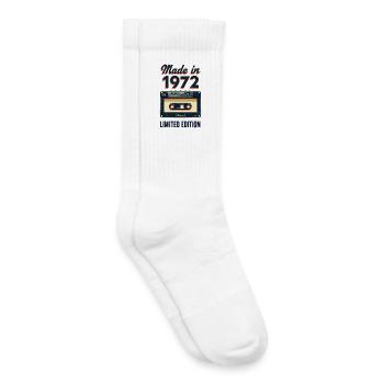 Produit en 1972 – Édition limitée - Chaussettes de tennis bio enfant - blanc - Droite