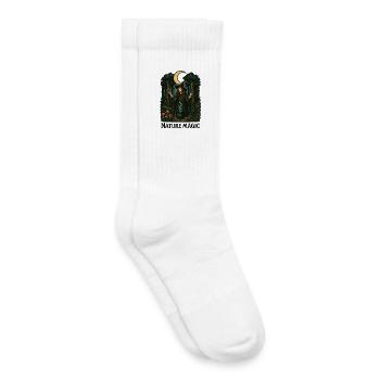 Sort de la Lune de la Sorcière de la Forêt - Chaussettes de tennis bio enfant - blanc - Droite