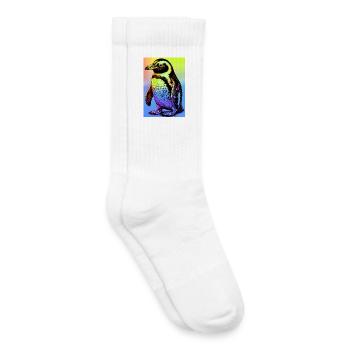penguin - Kids Tennis Socks - white - Right