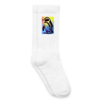 penguin - Kids Tennis Socks - white - Right