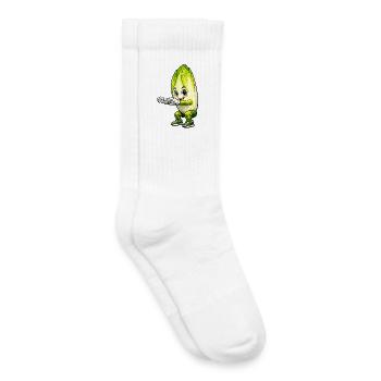 Chicory vegetables - Kids Tennis Socks - white - Right