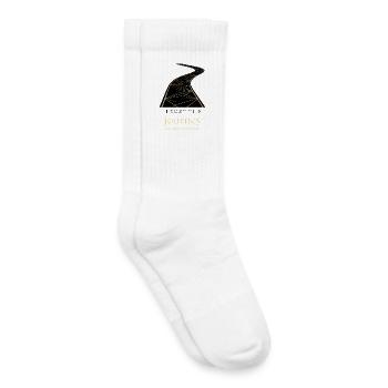 Trust the Journey Motivational Road Design - Kinder Tennissocken - Weiß - Rechts