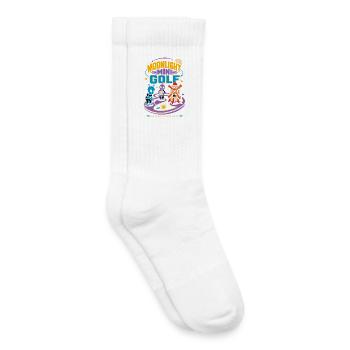 Mondschein Minigolf mit Aliens - Kids Tennis Socks - white - Right