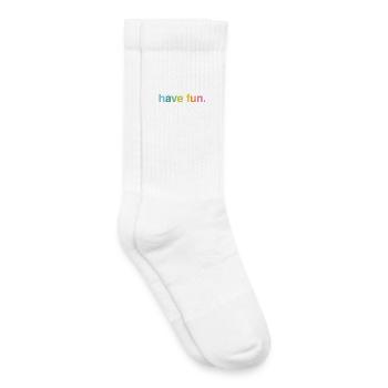 Have fun - Kids Tennis Socks - white - Right