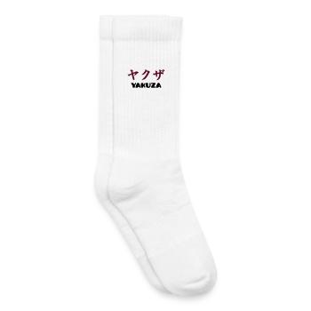 Yakuza - Chaussettes de tennis bio enfant - blanc - Droite