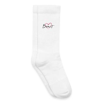 Bride Heart Hen Party - Kids Tennis Socks - white - Right