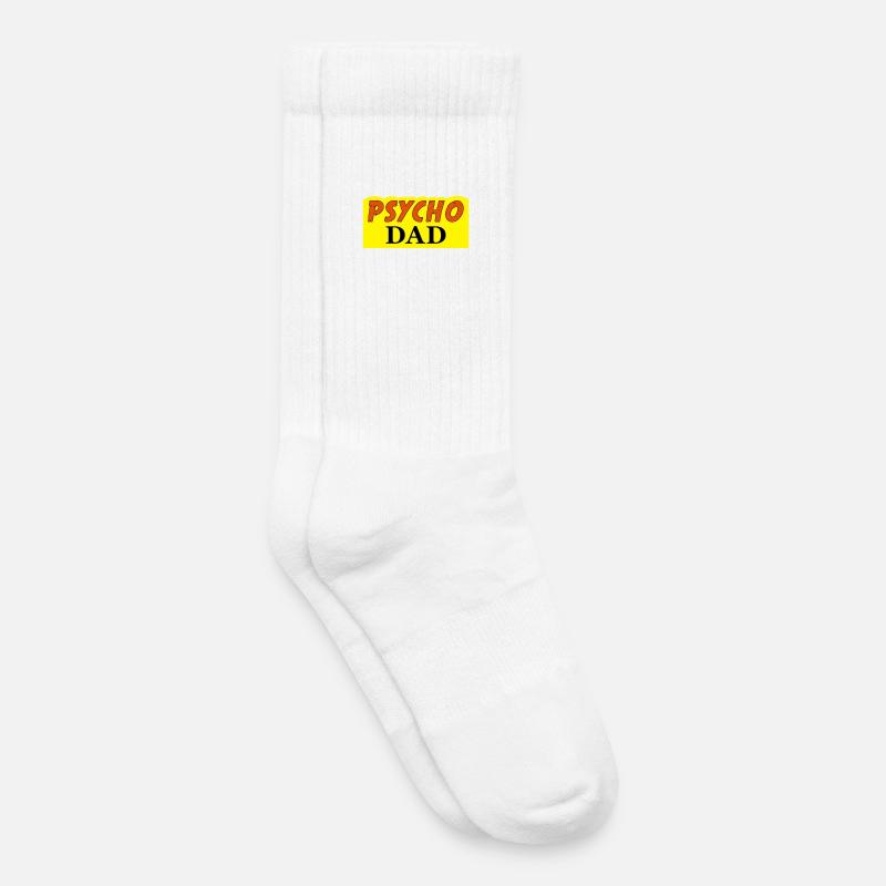 Psycho Dad - Kinder Tennissocken - Weiß