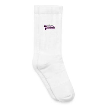 Graubünden Berglandschaft Schrift - Kinder Tennissocken - Weiß - Rechts