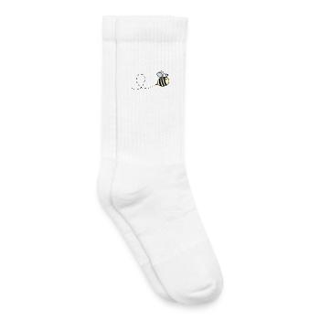 Hummel pastell fliegend - Kinder Tennissocken - Weiß - Rechts