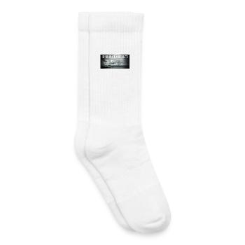 Coastal coordinates with industrial landscape - Kids Tennis Socks - white - Right