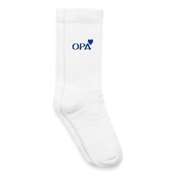 Opa Luftballon Herz - Kinder Tennissocken - Weiß - Rechts