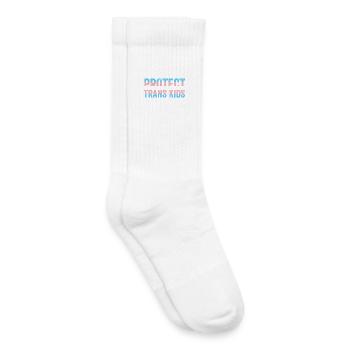 Mois de la fierté LGBT - Love Revolution - Chaussettes de tennis bio enfant - blanc - Droite