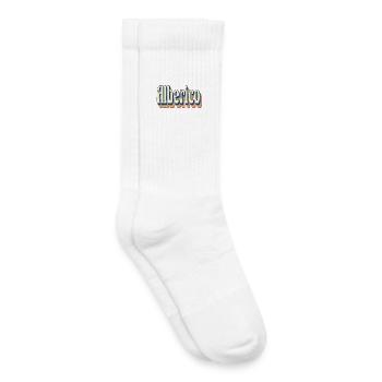 Alberico t-shirt retro vintage t-shirt gift - Kids Tennis Socks - white - Right
