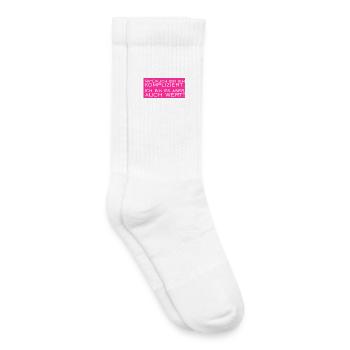 Of course I'm complicated - Kids Tennis Socks - white - Right
