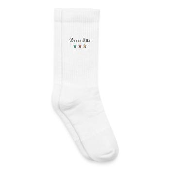 HAPPY BIRTHDAY. HEART. HAPPY MOTHER'S DAY. MOM. FEAST - Kids Tennis Socks - white - Right